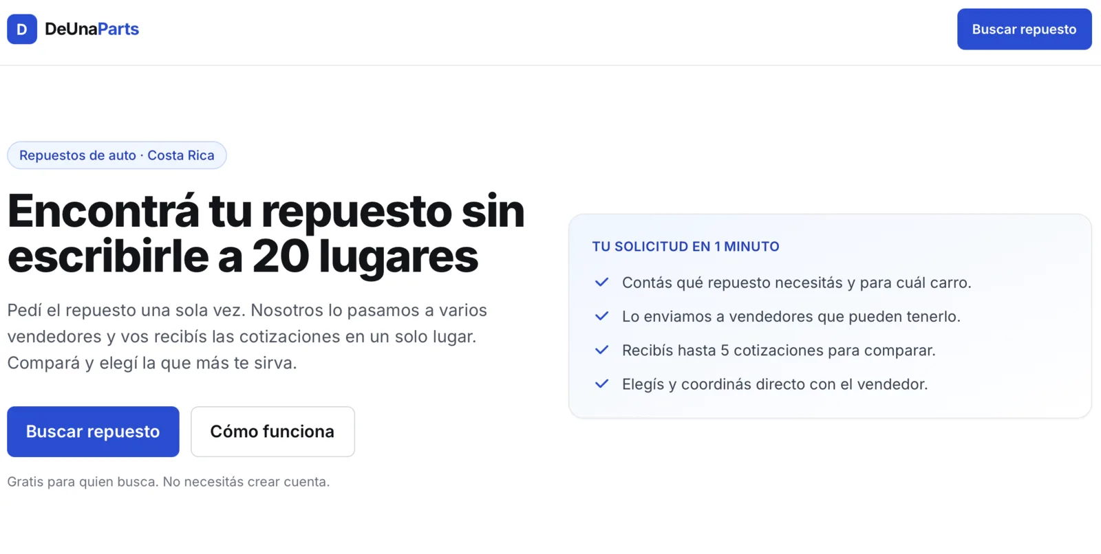 DeUnaParts — screenshot