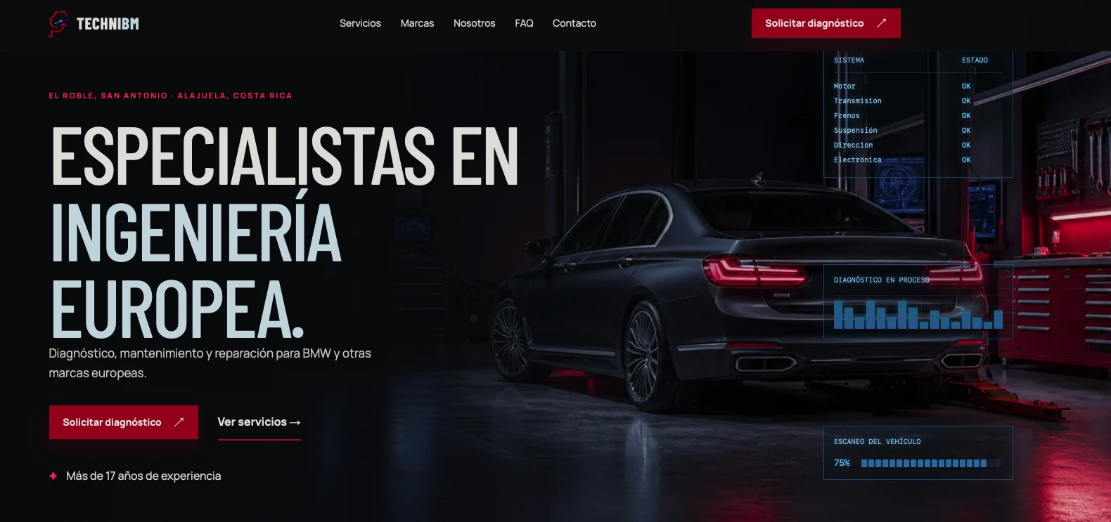 TechniBM — screenshot